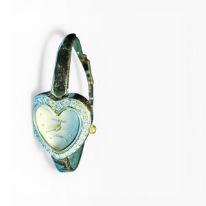 Armitron Heart Charm Watch in Gold and Silver